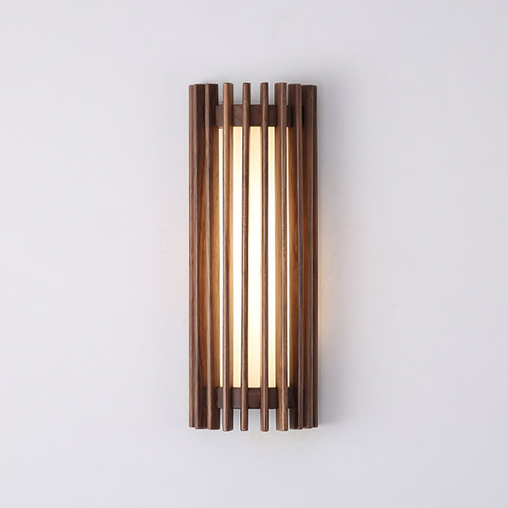 Neyra Indoor Wall Sconce in Walnut