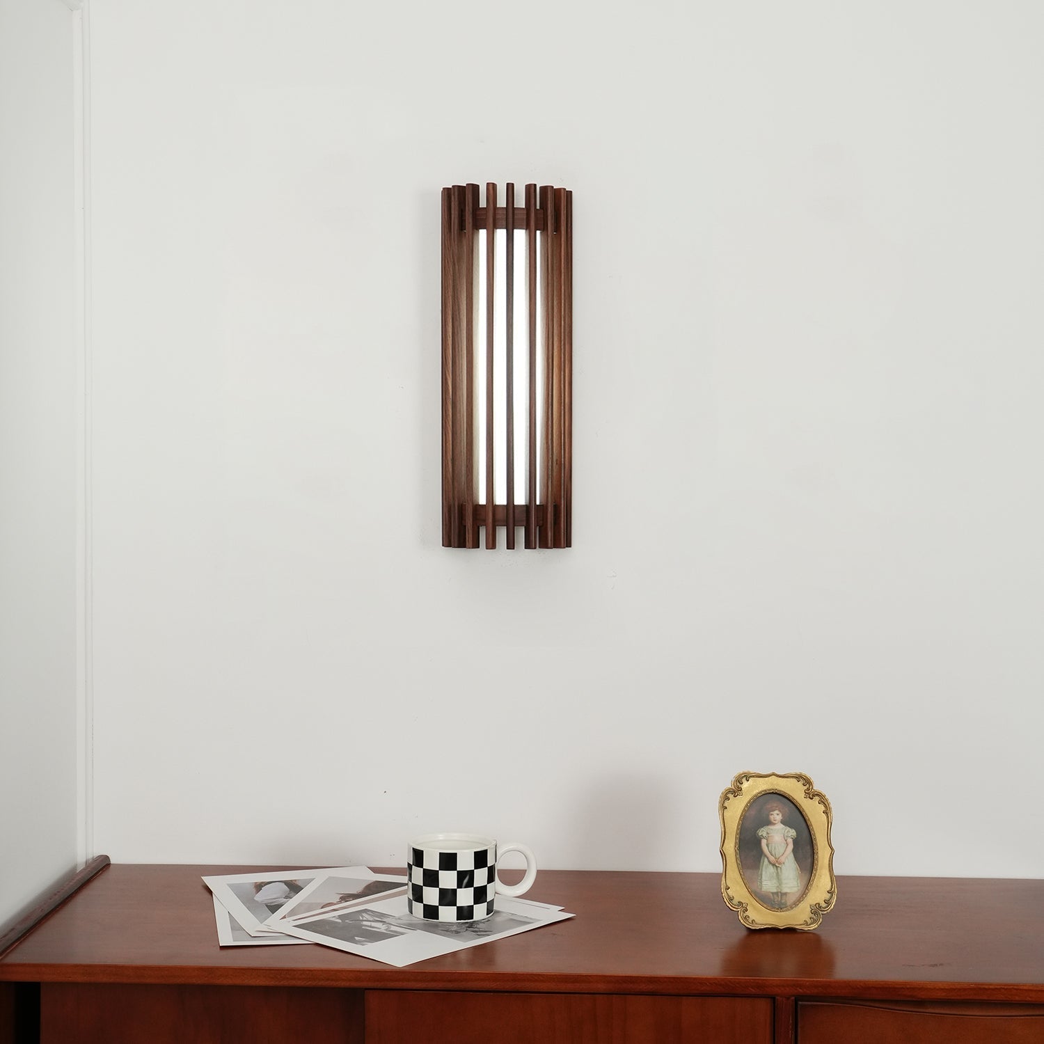 Neyra Walnut Indoor Wall Lamp