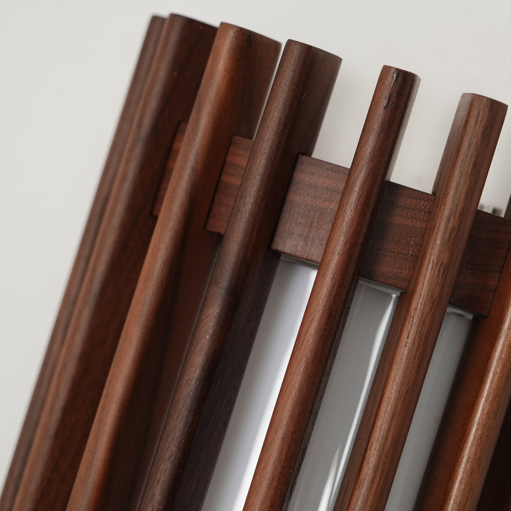 Neyra Indoor Wall Sconce in Walnut