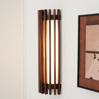 Neyra Indoor Wall Sconce in Walnut