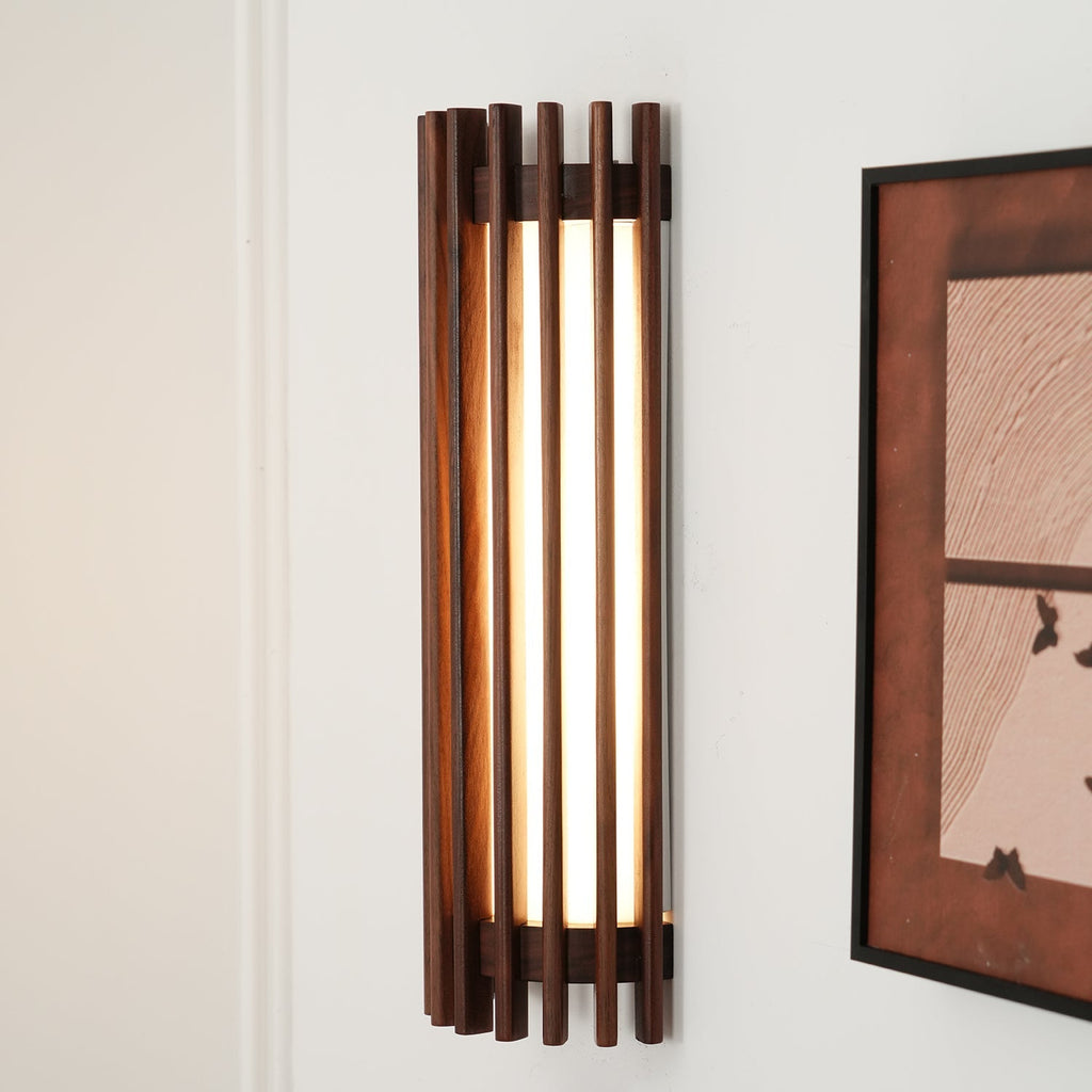 Neyra Walnut Indoor Wall Lamp