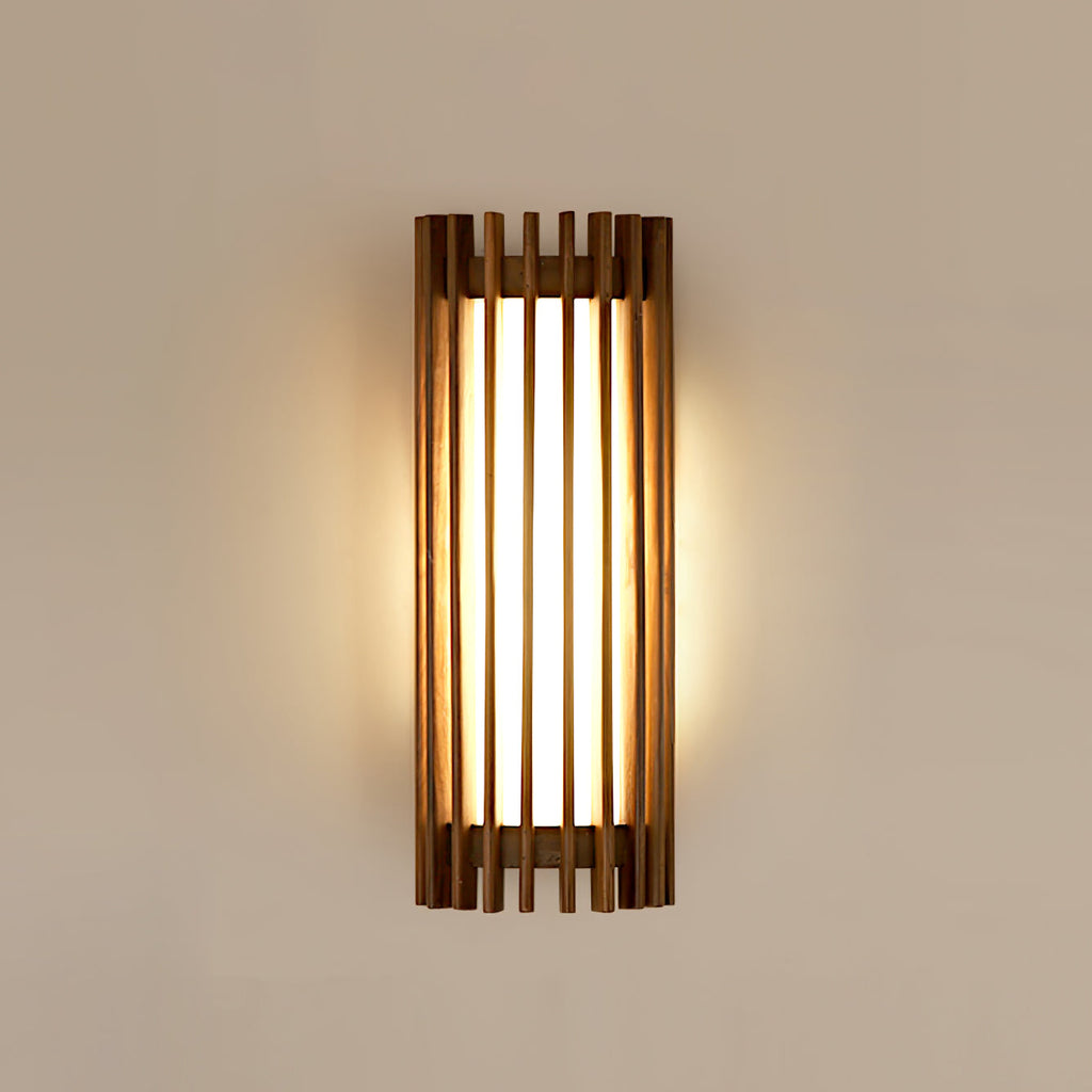Neyra Wall Lamp for Indoor Use Made of Walnut