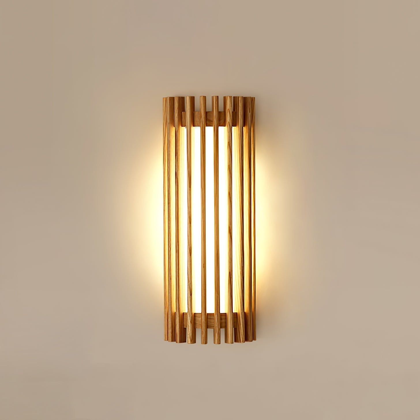 Neyra Wall Lamp for Indoor Use Made of Walnut