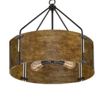 Ethan Retro Industrial Bronze Drum Pendant Light