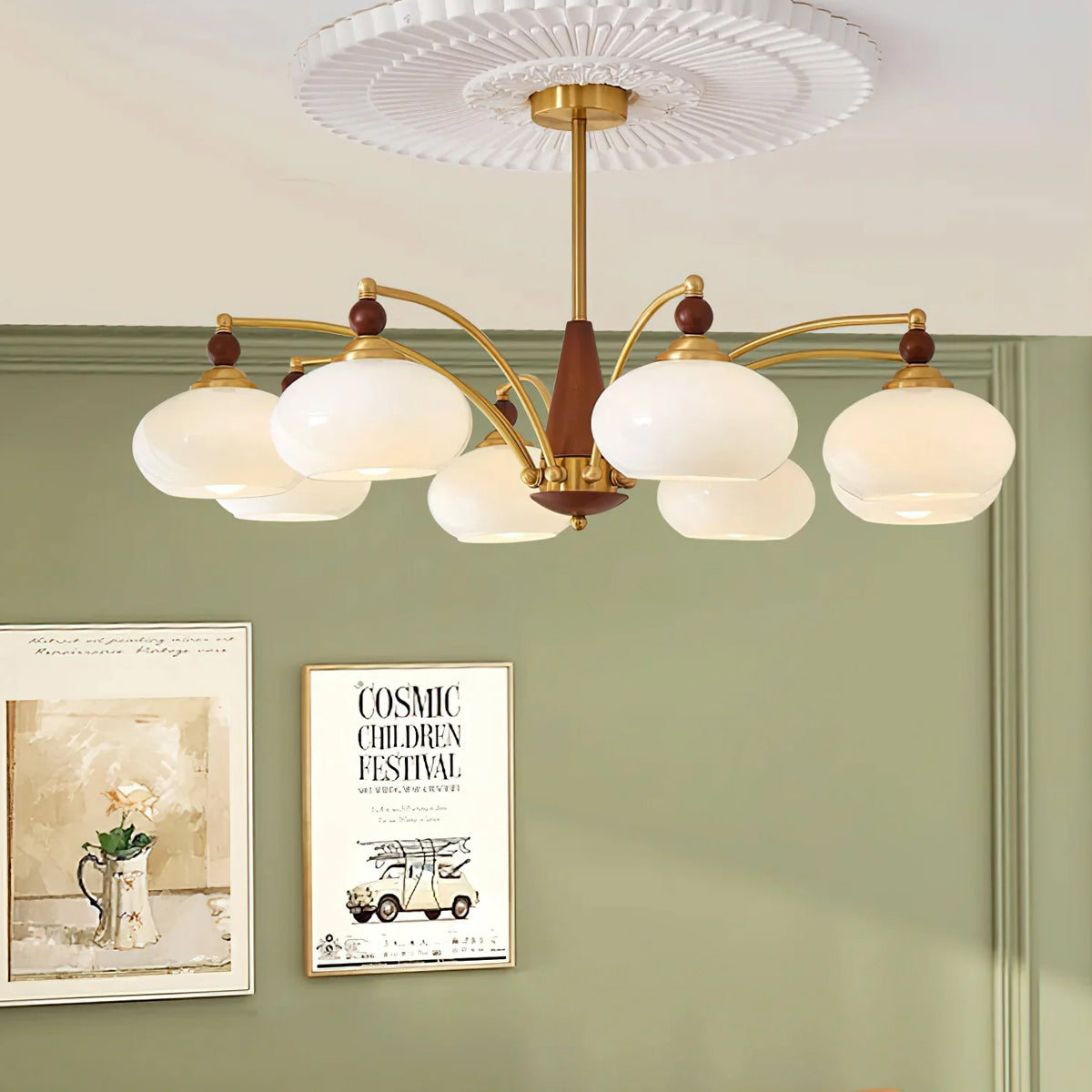 Retro Calliope Chandelier
