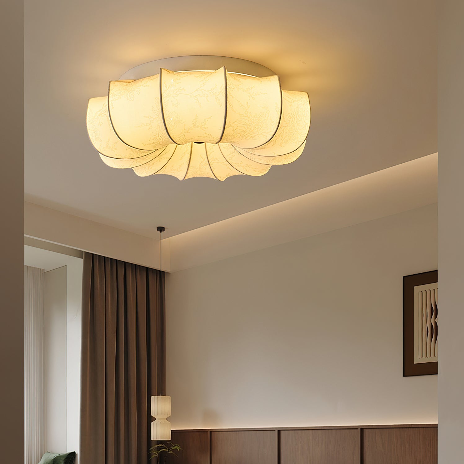 Ritta Fabric Ceiling Lamp
