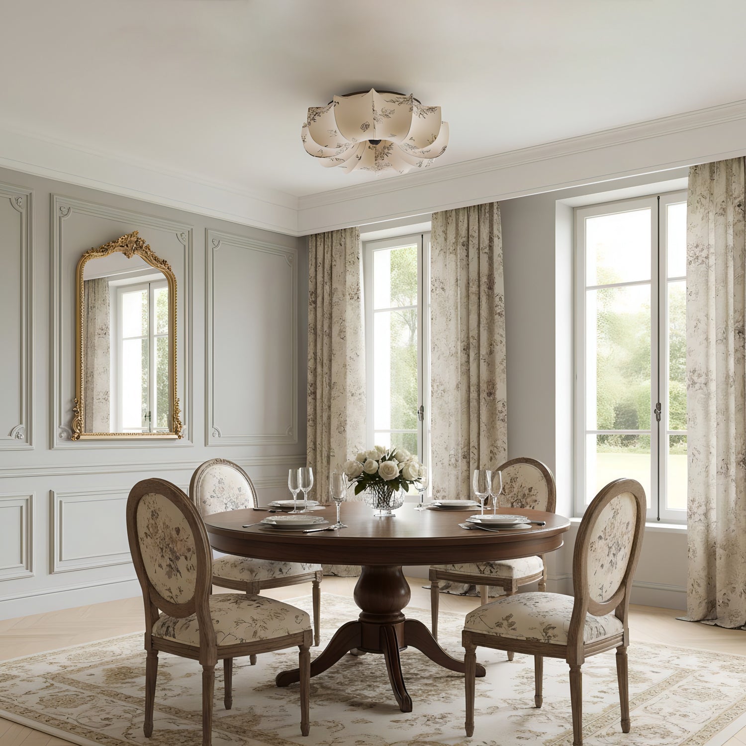 Ritta Fabric Ceiling Lamp