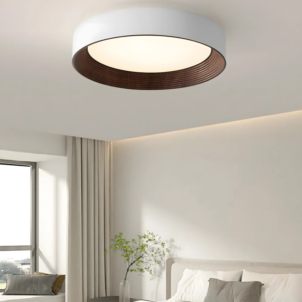 Ronan Minimalist Round Flush Mount Ceiling Light