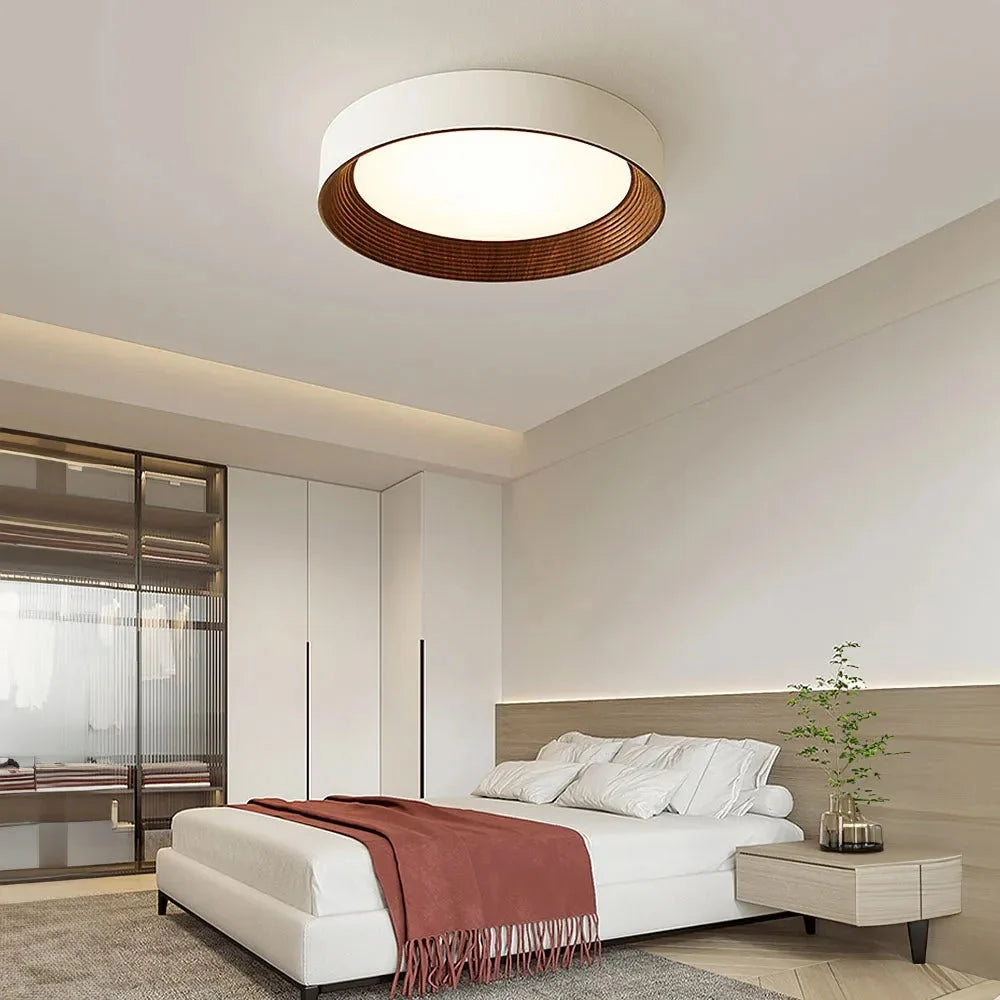 Ronan Minimalist Round Flush Mount Ceiling Light