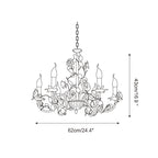 Rose Flowers Chandelier