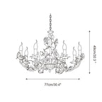 Rose Flowers Chandelier