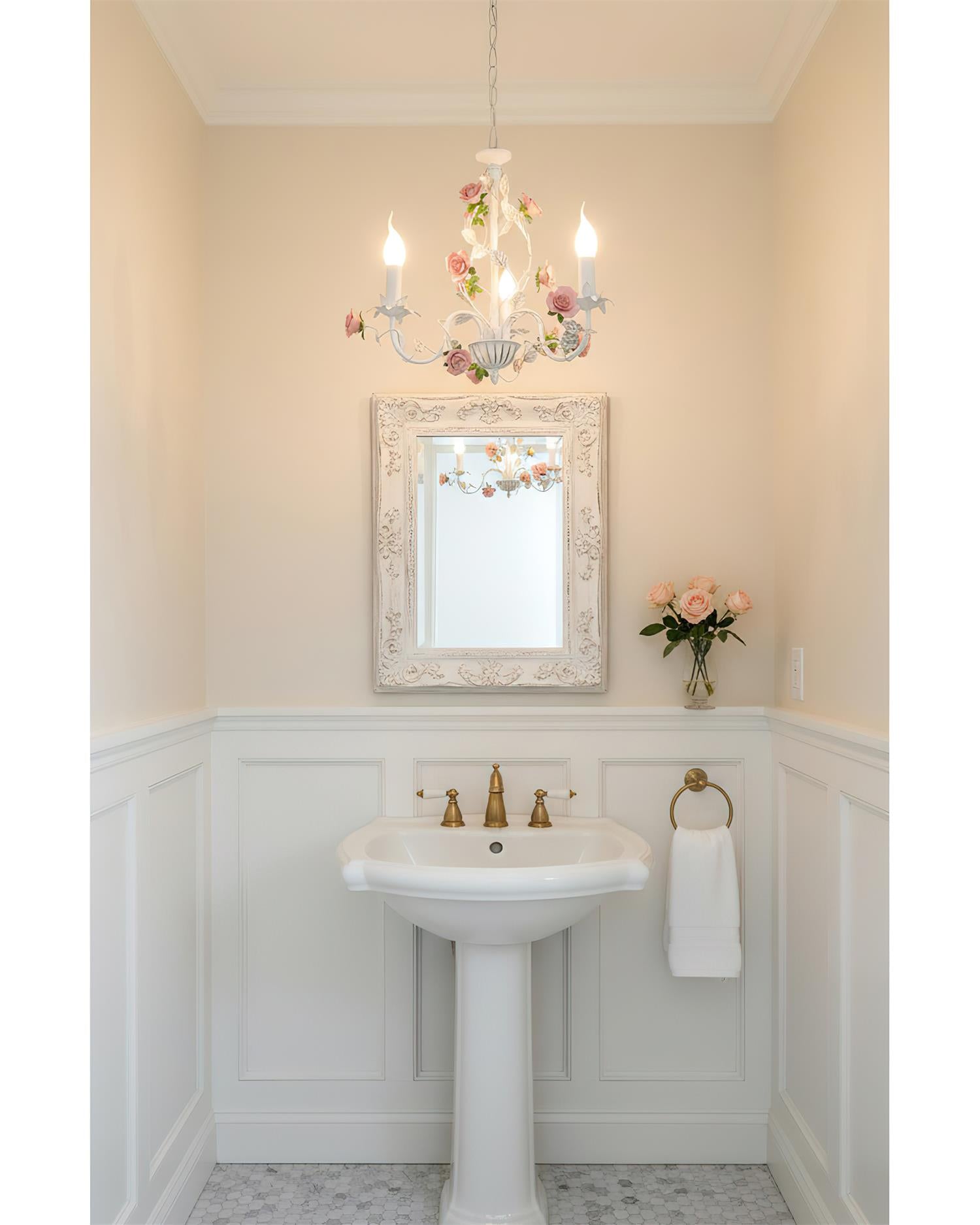 Rose Flowers Chandelier