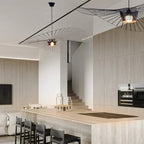 Rosland Vertigo Modern Straw Hat Pendant Light
