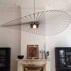 Rosland Vertigo Modern Straw Hat Pendant Light