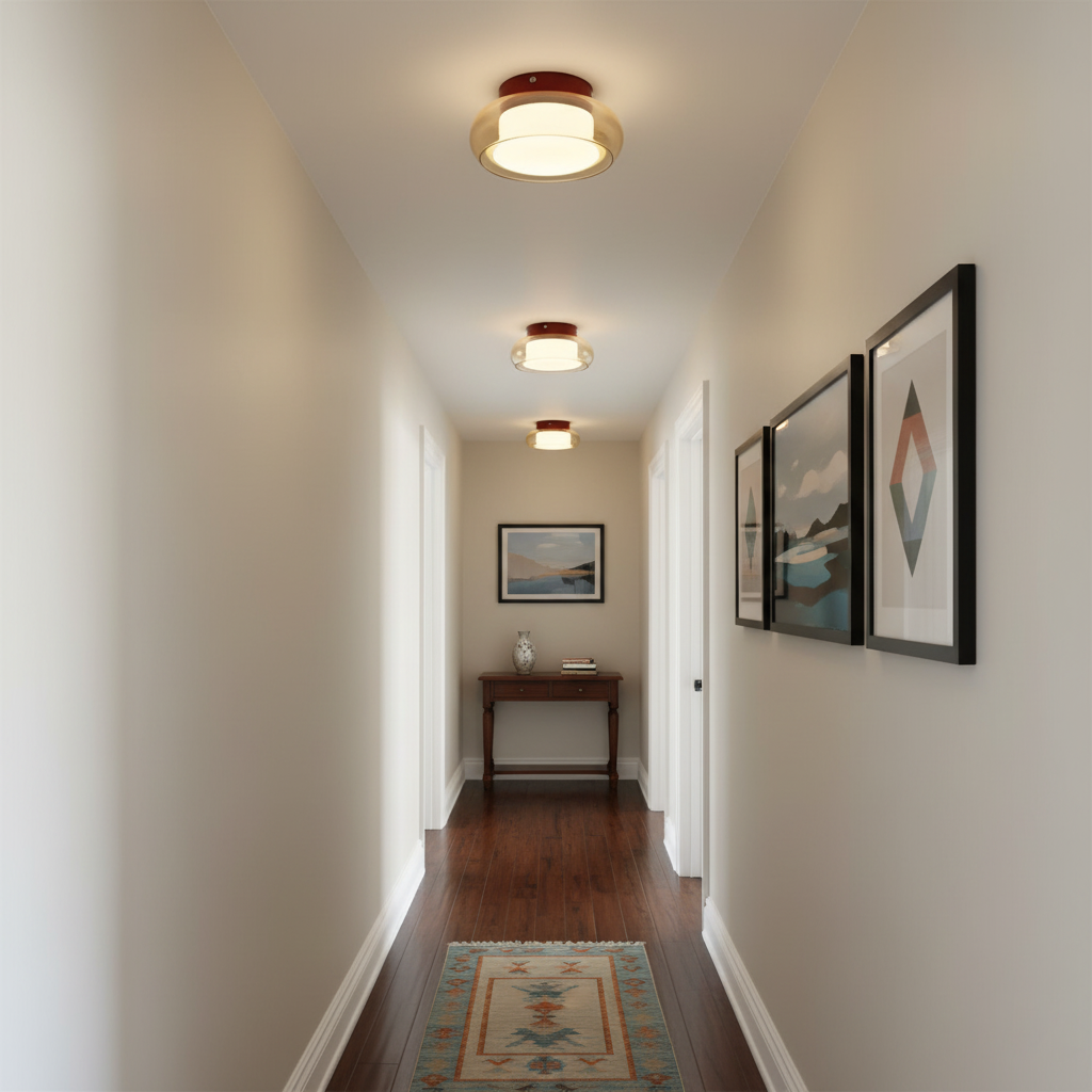 Rotan Ceiling Light