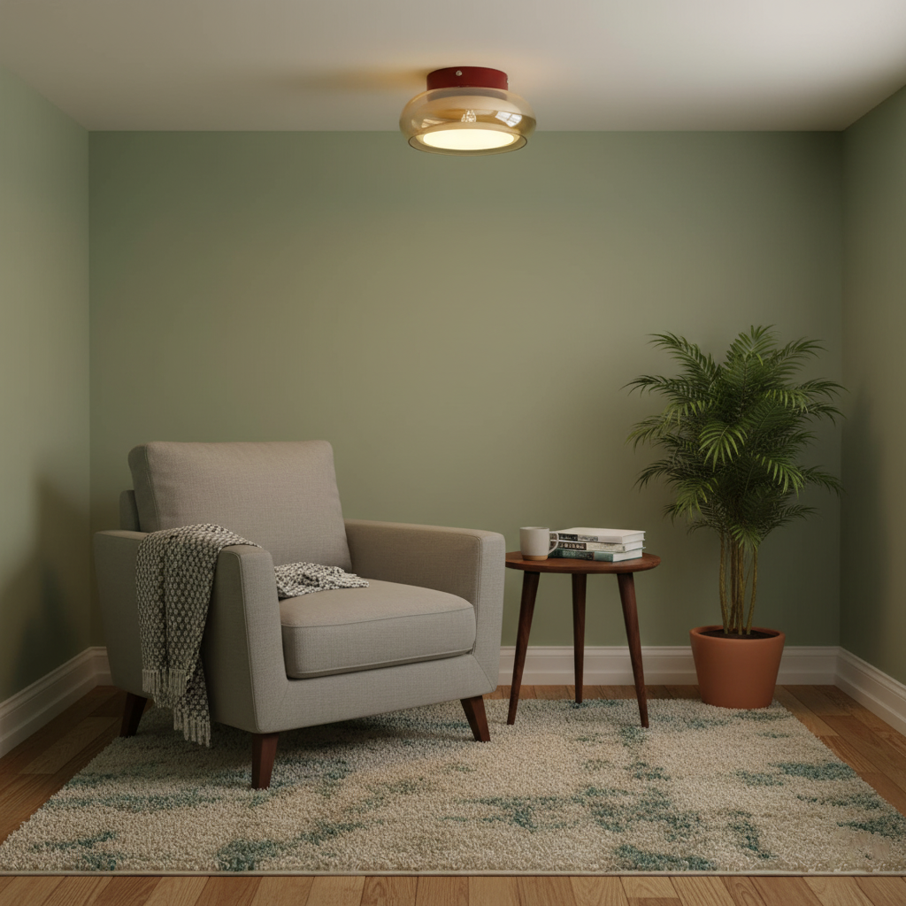 Rotan Ceiling Light