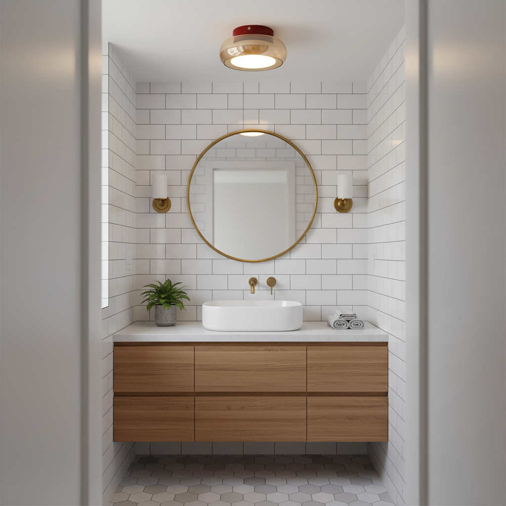 Rotan Ceiling Light