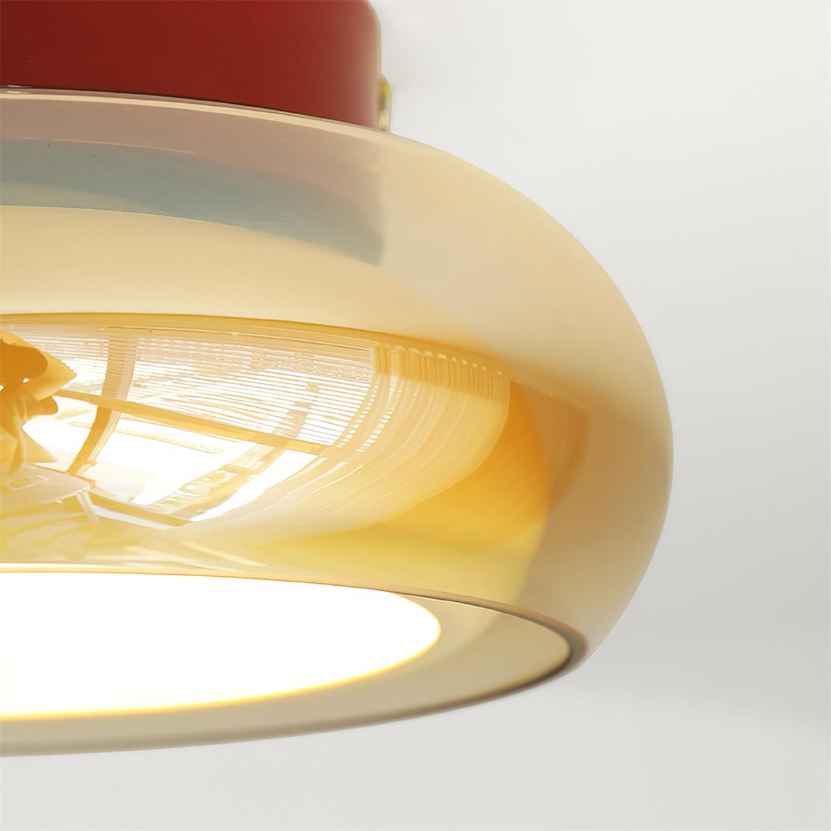 June Industrial Glass Ceiling Light