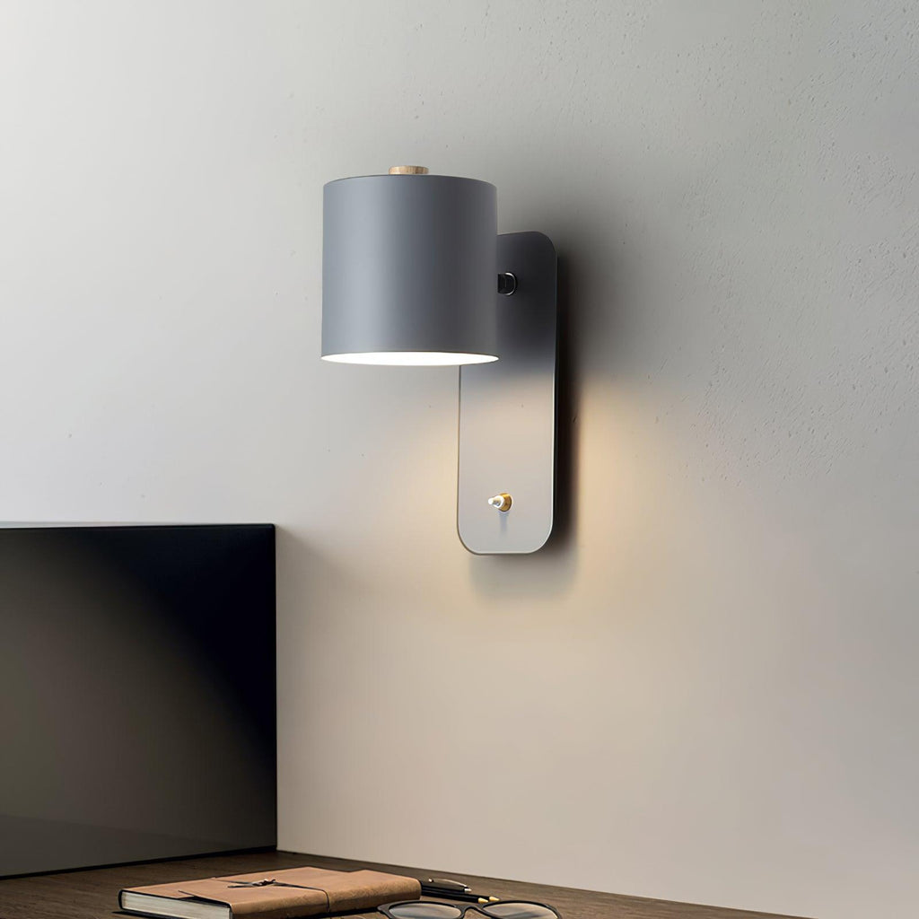 Modern Minimalist Rotatable Cylinder LED Wall Sconce 1-Light