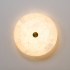 Delya Alabaster LED Round Ceiling Light