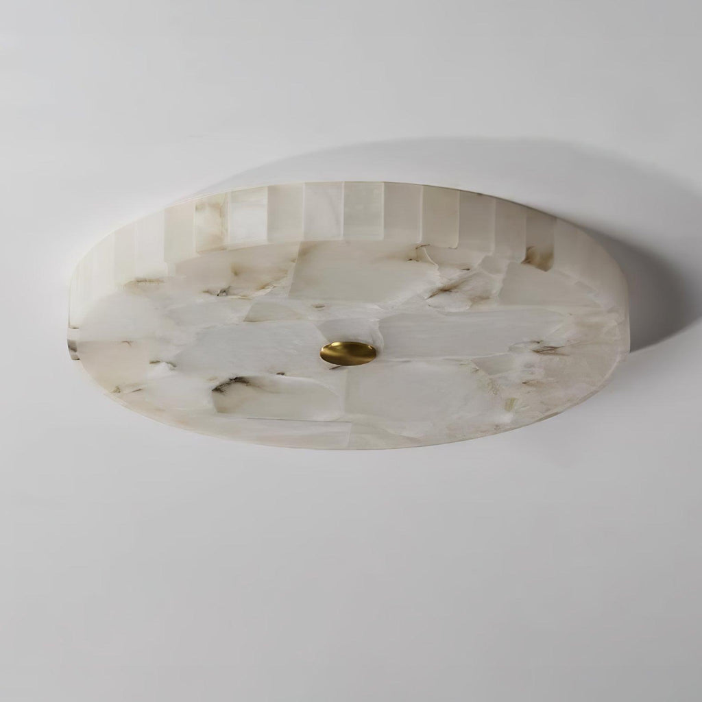 Delya Alabaster LED Round Ceiling Light