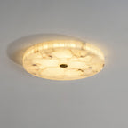 Delya Alabaster LED Round Ceiling Light
