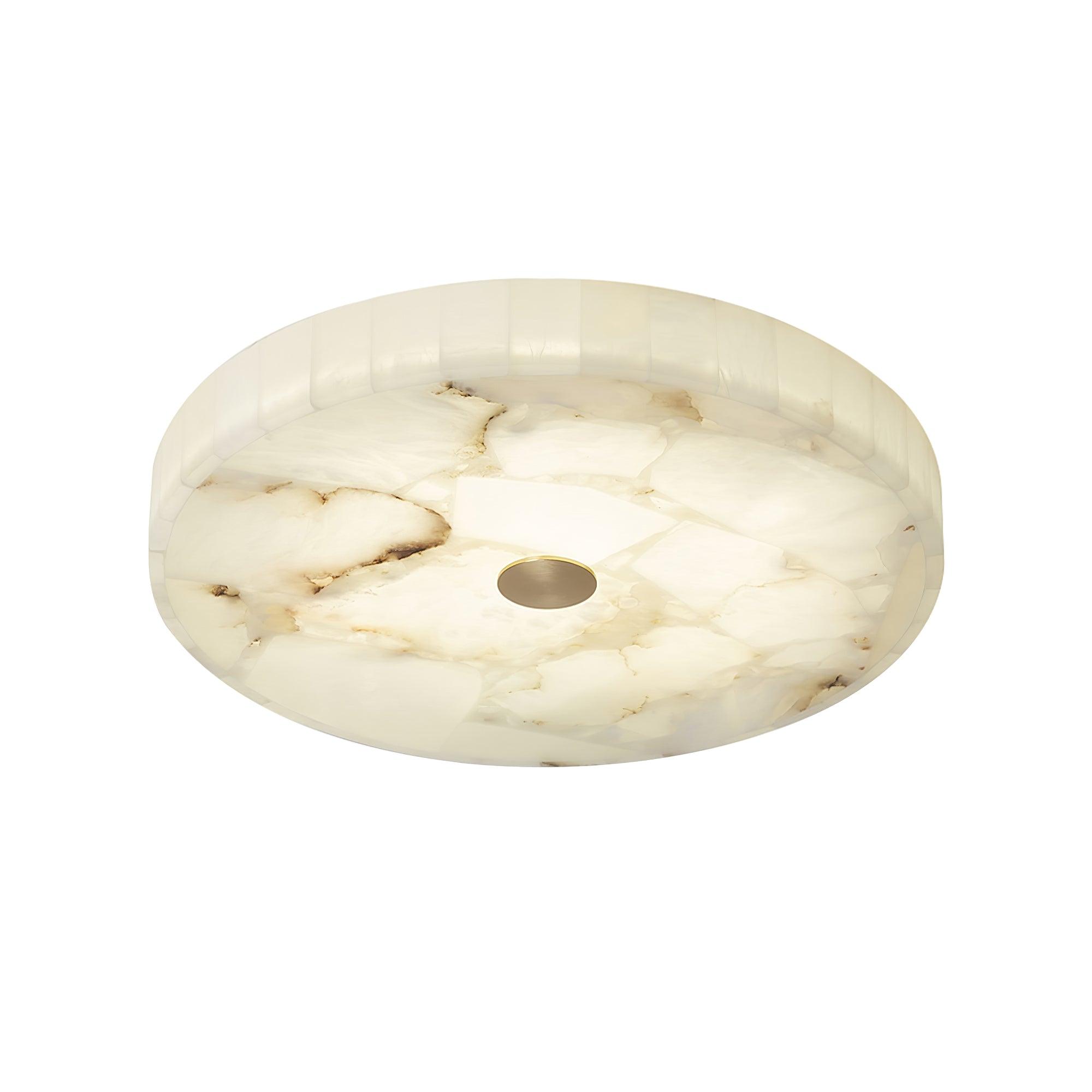 Delya Alabaster LED Round Ceiling Light