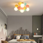Solara Round Ceiling Light Macaron in Pastel Colors