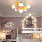 Solara Round Ceiling Light Macaron in Pastel Colors