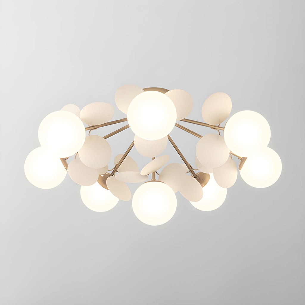 Solara Round Ceiling Light Macaron in Pastel Colors