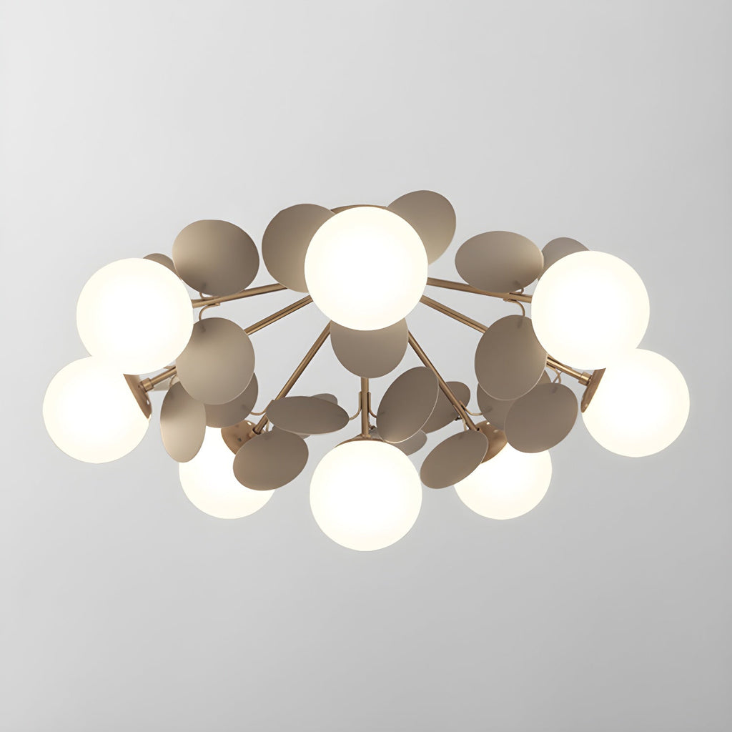 Solara Round Ceiling Light Macaron in Pastel Colors