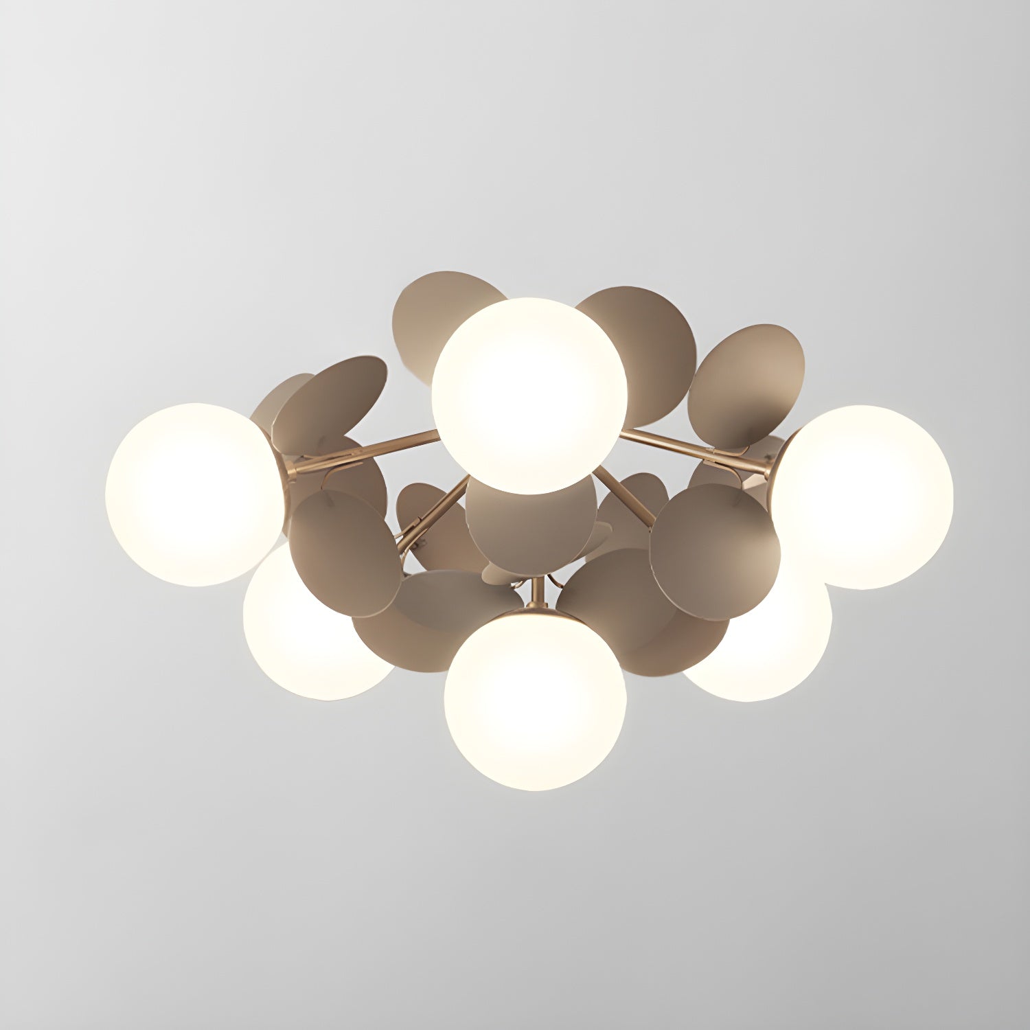 Solara Round Ceiling Light Macaron in Pastel Colors