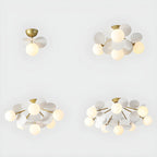 Solara Round Ceiling Light Macaron in Pastel Colors