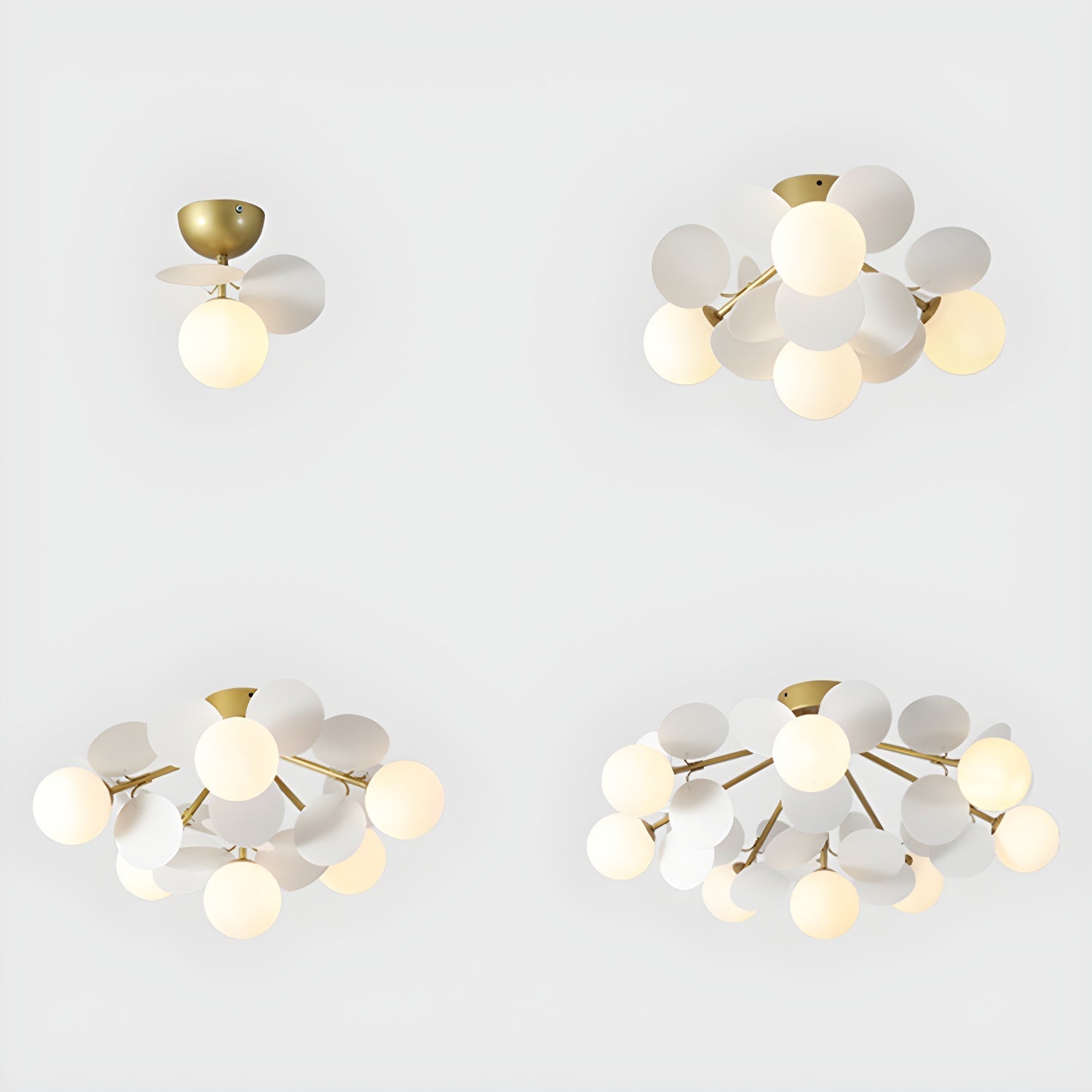 Solara Round Ceiling Light Macaron in Pastel Colors
