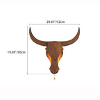 Torvjan – Rustic Wooden Bull Head Wall Lamp LED 1 Light