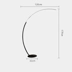 Modern LED Floor Lamp in Arch Shape