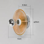 Modern Wall Lamp with Glass Shade