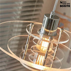 Modern Layered Hanging Acrylic Vintage Lamp