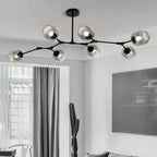 Molecular Designer Chandelier 8-Arm – Modern LED Ceiling Lamp