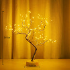 Auralyn – 108 LED Bonsai Table Lamp with Remote Control and USB
