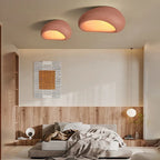 LED Ceiling Lamp in Wabi-Sabi Style – Decorative Ceiling Fixture with Organic Shape