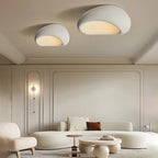 LED Ceiling Lamp in Wabi-Sabi Style – Decorative Ceiling Fixture with Organic Shape