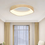 Scandinavian LED Ceiling Lamp – Modern Surface-Mounted Lamp with Wood Effect
