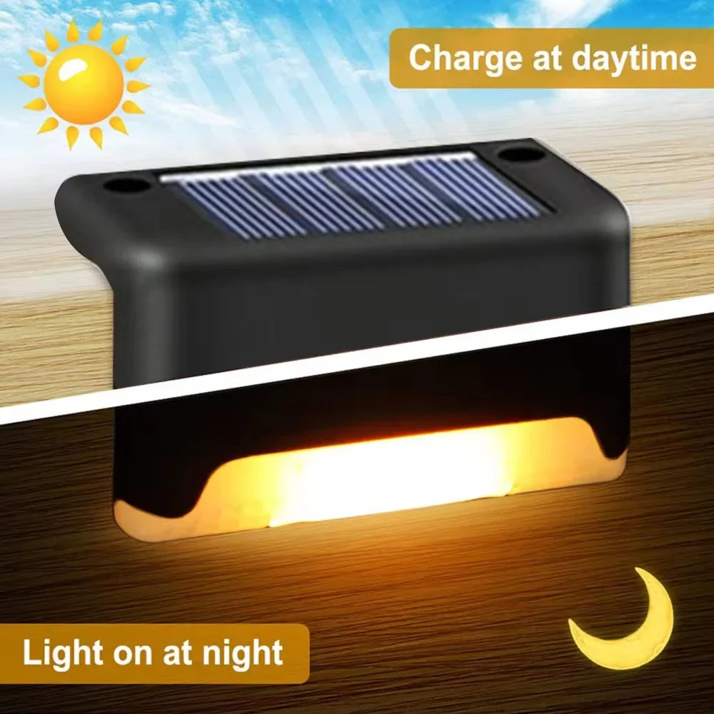 LED Solar Lamp for Balustrade – Waterproof Lighting with Twilight Sensor