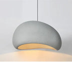 Hanging LED Ceiling Lamp in Wabi-Sabi Style
