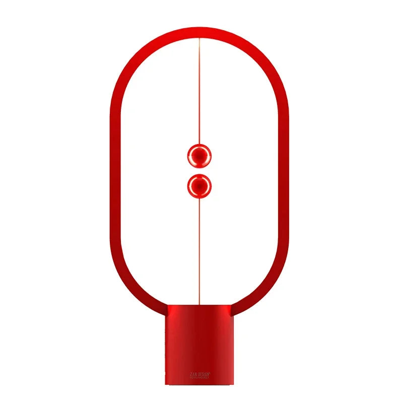 Modern LED lamp with magnetic switch – designer desk lamp with levitation effect