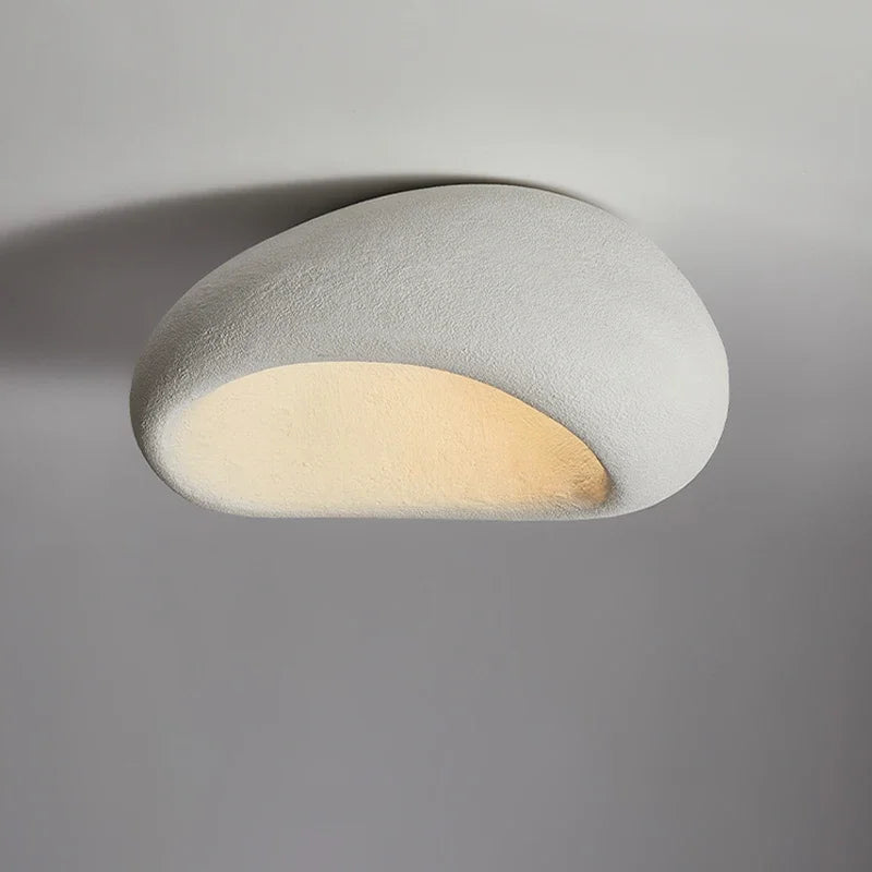 LED Ceiling Lamp in Wabi-Sabi Style – Decorative Ceiling Fixture with Organic Shape