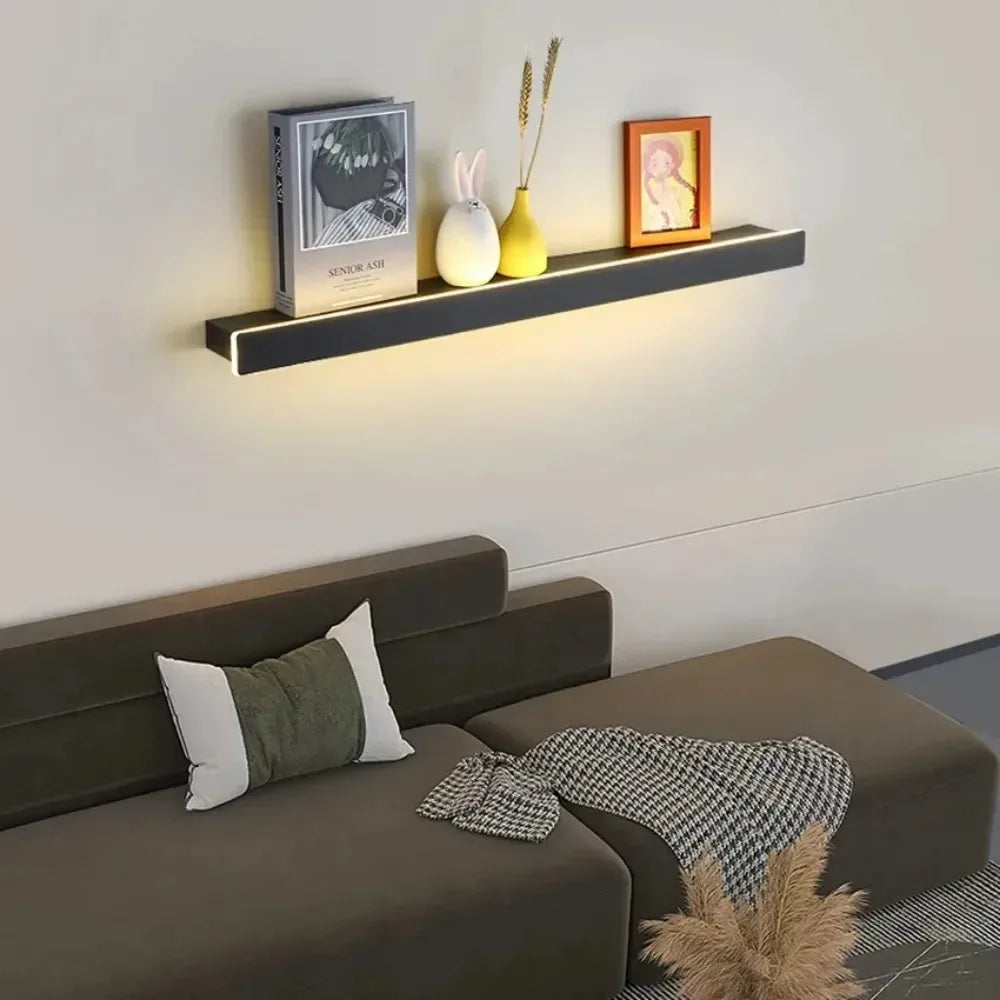 Luntheris - LED Wall Lamp with Night Shelf