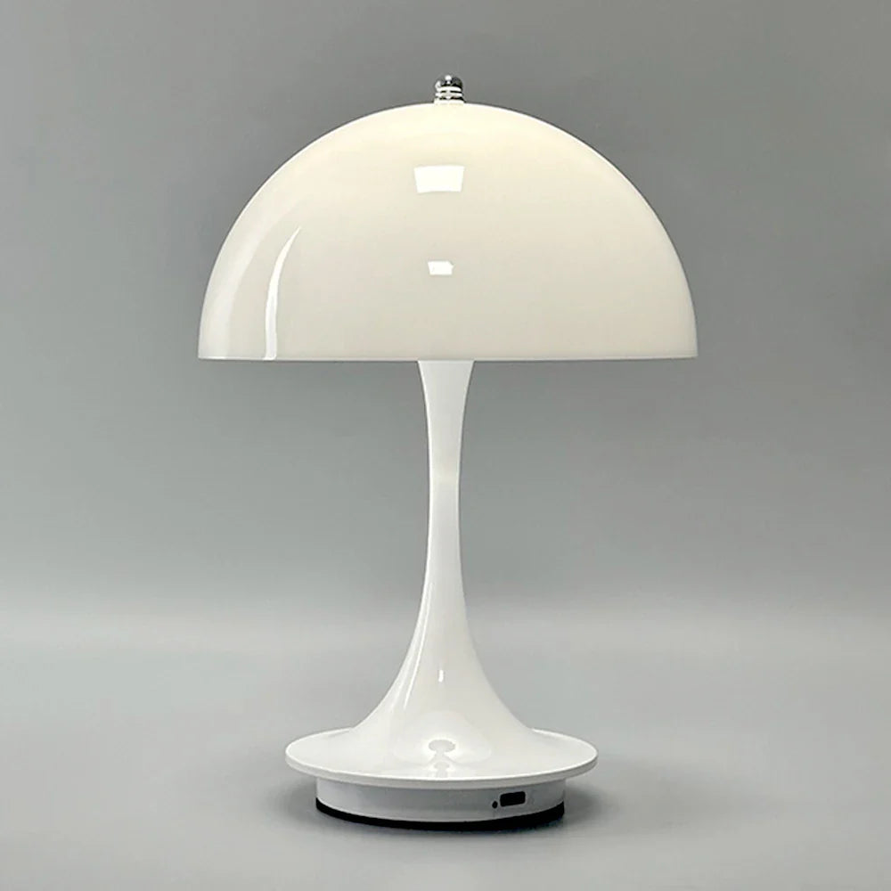 Modern LED Table Lamp – Minimalist Lamp with Dome-Shaped Shade