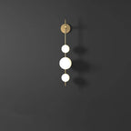 Modern Geometric Wall Lamp with LED Balls